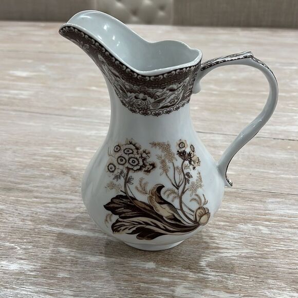 ANTIQUE REFLECTIONS by J. Godinger 7 .5" pitcher and pair of mugs - Picture 3 of 9